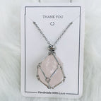 Rozenkwarts / Zilver