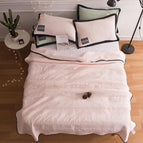 Roze / 100 x 150 cm deken + 2x kussensloop
