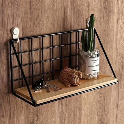 IronRack - Minimalistische Zwevende Wandplank van Ijzer