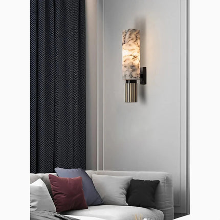 Stijlvolle Marmeren Wandlamp  - Voor Luxe en Sfeervol Interieur