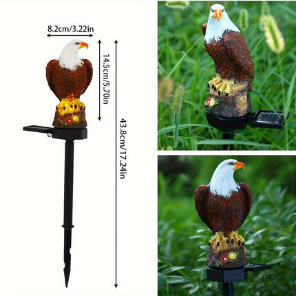 SolarGlow Eagle - Stijlvolle Zonnelamp voor Tuinverlichting