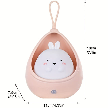BunnyGlow - Oplaadbare Dieren Nachtlamp met Sensor