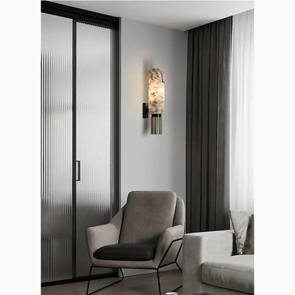 Stijlvolle Marmeren Wandlamp  - Voor Luxe en Sfeervol Interieur