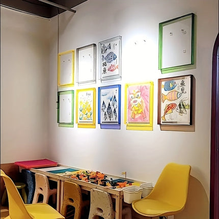 VividFrame – Kleurrijke Transparante Fotolijst voor Muur en Tafel