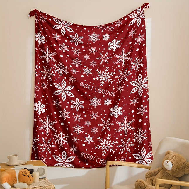 FestiveSnuggle - Luxe Kerst Fleece Deken voor de Feestdagen