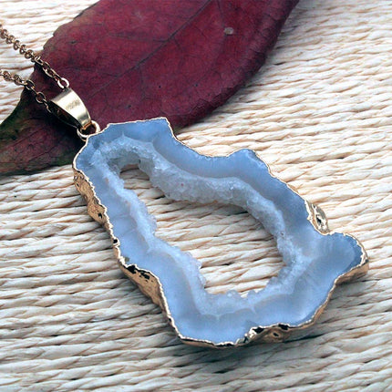 Gaia Natuurlijke Kristallen Geode Hangdecoratie
