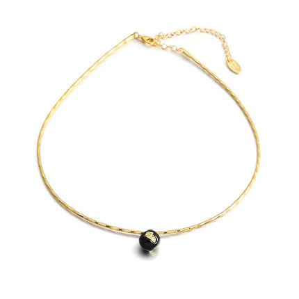 Iris Vintage Gold-Dipped Statement Necklace