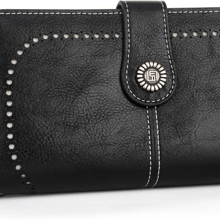 LeatherMax - Stijlvolle Leren Portemonnee met Polsband