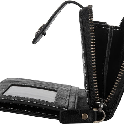 LeatherMax - Stijlvolle Leren Portemonnee met Polsband