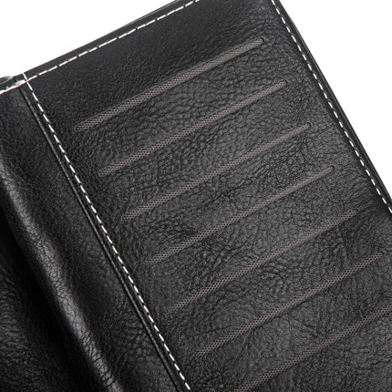 LeatherMax - Stijlvolle Leren Portemonnee met Polsband