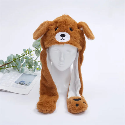 BunnyBounce Hat – Schattige Muts met Beweegbare Oortjes