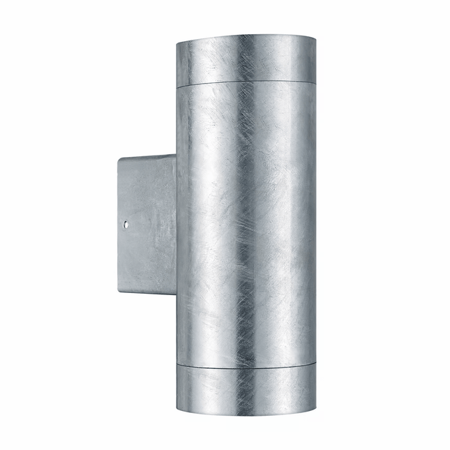 UrbanGlow Light – Strakke Zilveren Up-Down Buitenlamp