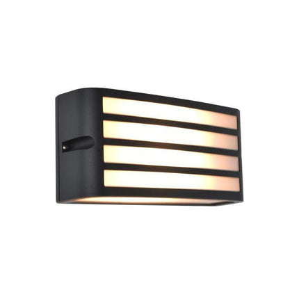 ZebraGlow Outdoor Lamp - Zwarte Rooster E27 Wandverlichting