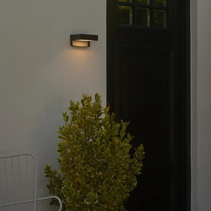SolarGlow Light - Zwarte Oplaadbare LED Buitenlamp