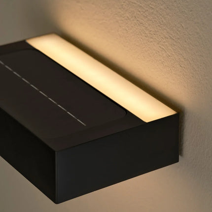 SolarGlow Outdoor Lamp – Draadloze LED Wandlamp met Sensor