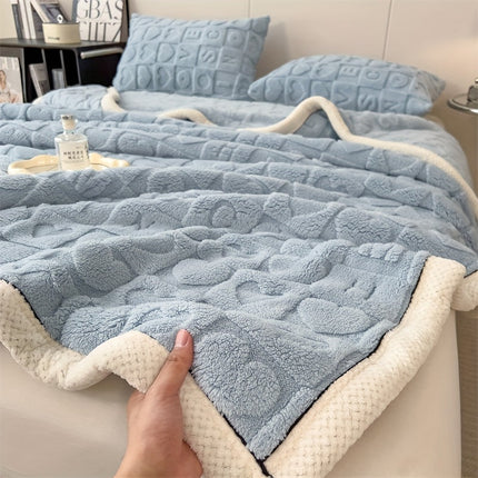 Stijlvolle Coral Fleece Deken voor Ultiem Comfort