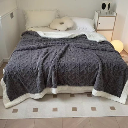 Stijlvolle Omkeerbare Fleece Deken voor Ultiem Comfort en Warmte