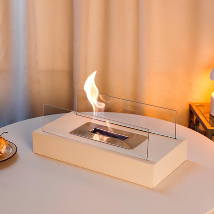 FireGlow – Luxe Tafelhaard voor Binnen & Buiten