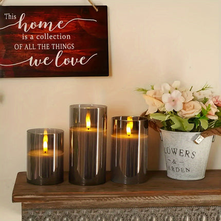 GlowLights – Set van 3 LED Kaarsen met Afstandsbediening