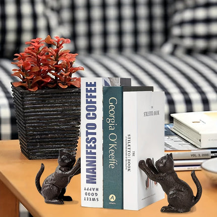 IronVintage – Tijdloze Gietijzeren Boekenstoppen met Klassieke Look