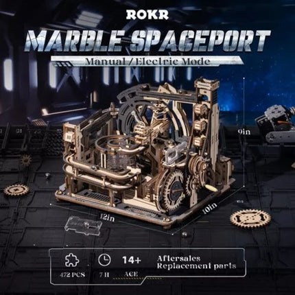 SpaceCraft 3D Puzzle - Innovatief Elektrisch Modelbouw Speelgoed