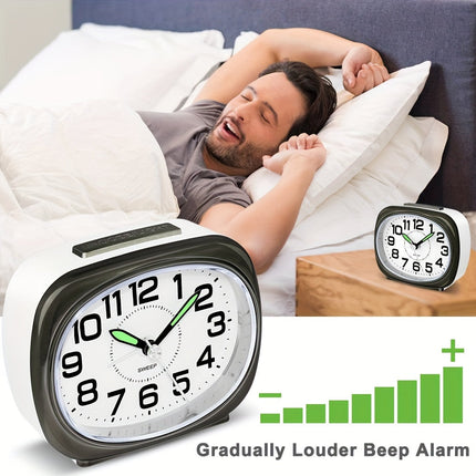 TravelTime Clock – Stille Wekker met LED Nachtlicht