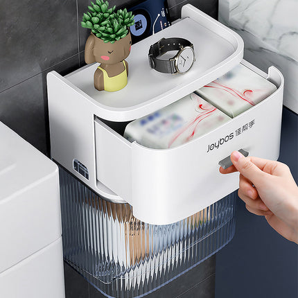 SmartStore - Luxe Toilettenpapierhouder met Opbergruimte