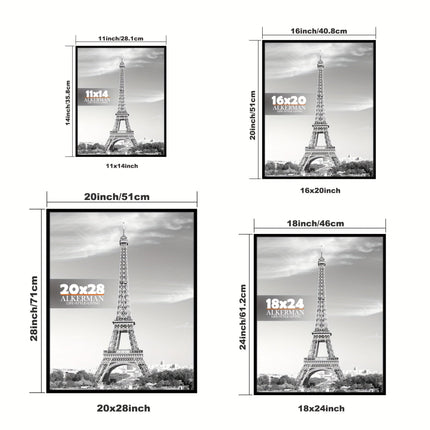 Timeless Frame - Elegante Zwarte Fotolijsten Set