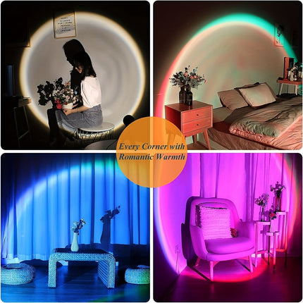 SunGlow Projectielamp - 16 Kleuren met Afstandsbediening