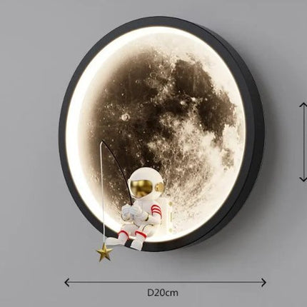 Spacelume - Maan LED Wandlamp