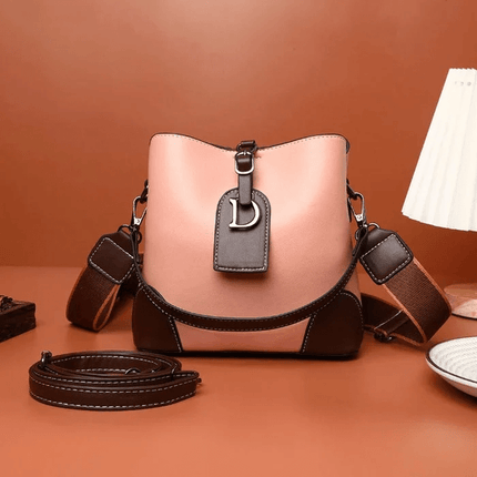 LuxeCarry - Elegante Leren Schoudertas met Veel Ruimte