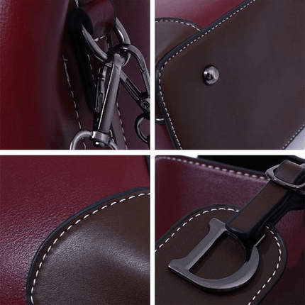 LuxeCarry - Elegante Leren Schoudertas met Veel Ruimte
