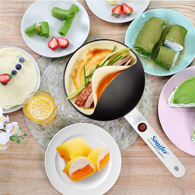 CrepeMaster - Elektrische Crêpe Maker voor Koken