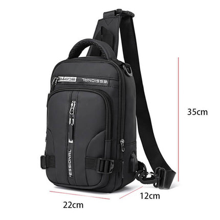 CityTrek Bag - Stijlvolle Waterdichte Oxford Crossbody