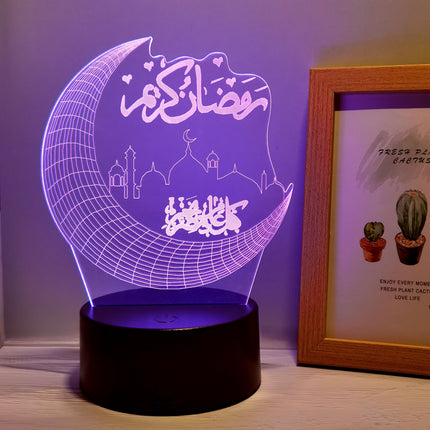 MoonPalace - 3D Kleuren Nachtlamp Touch