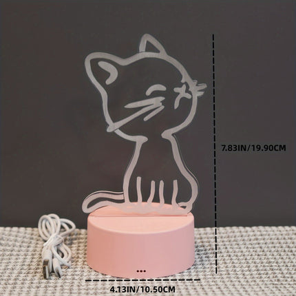 GlowPaw - 3D Touch-Nachtlamp voor Katten