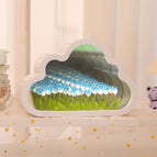 10 Afgewerkte Blue Cloud Mirror Tulip Night Lights