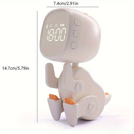 TimeDino - Creatieve Cartoon Wecker met USB