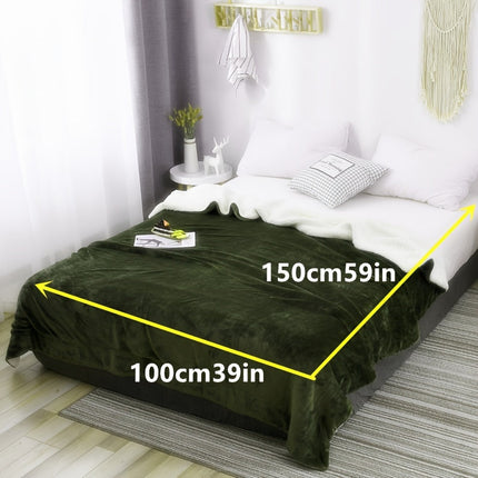 LuxeFlannel – Dubbelzijdige Sherpa Deken voor Ultiem Comfort