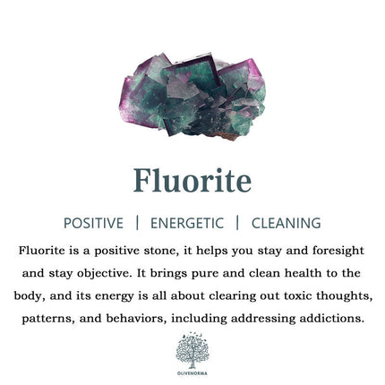Amethist Healing Crystal Necklace - Lyra Collection