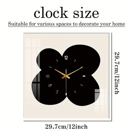 FloralTime Clock - Elegante Wandklok met Bloemen