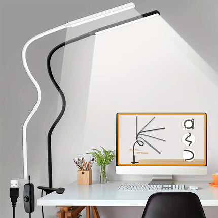 FlexiGlow - Verstelbare LED Bureaulamp met Klem