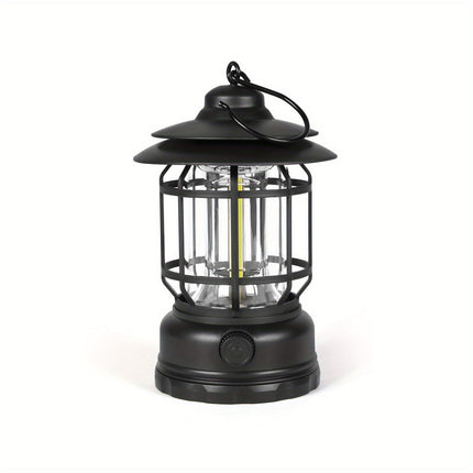 RetroGlow Lamp – Dimbare Oplaadbare LED Buitenverlichting