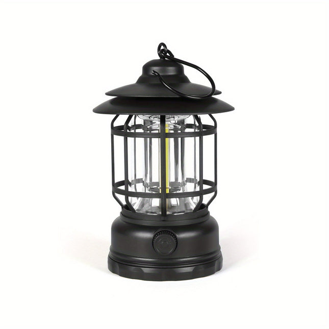RetroGlow Lamp – Dimbare Oplaadbare LED Buitenverlichting
