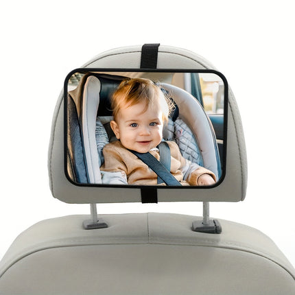 BabySafe – Brede Autospiegel voor Veiligheid en Comfort