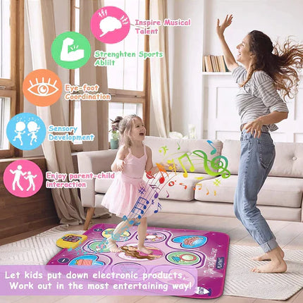 RhythmGlow - Interactieve LED Dansmat voor Thuis