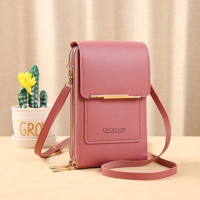 Sonia Wallet – Elegant Leren Telefoonhoes