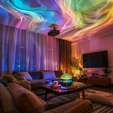AuroraStar – RGB LED Sfeerprojector met Remote