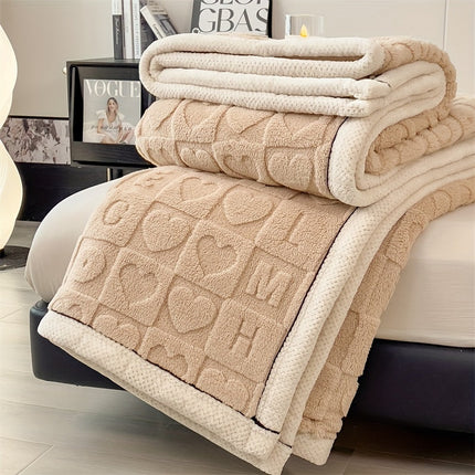 Stijlvolle Coral Fleece Deken voor Ultiem Comfort