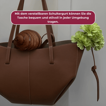 LeatherCross - Stijlvolle Crossbody Tas met Handvatten